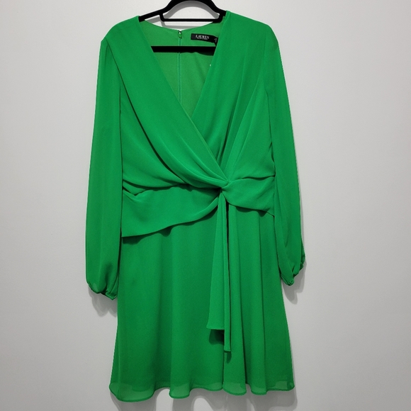 Lauren Ralph Lauren Green Dress - Picture 1 of 14